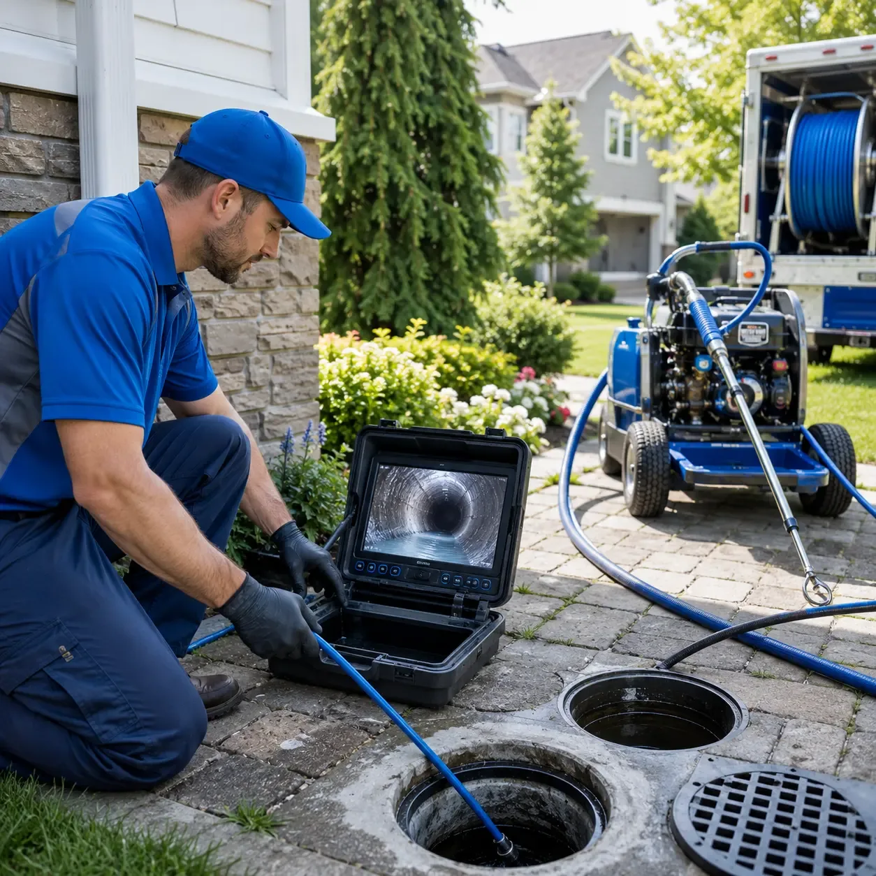 Outdoor drain cleaning professionals serving Robinson Creek, KY